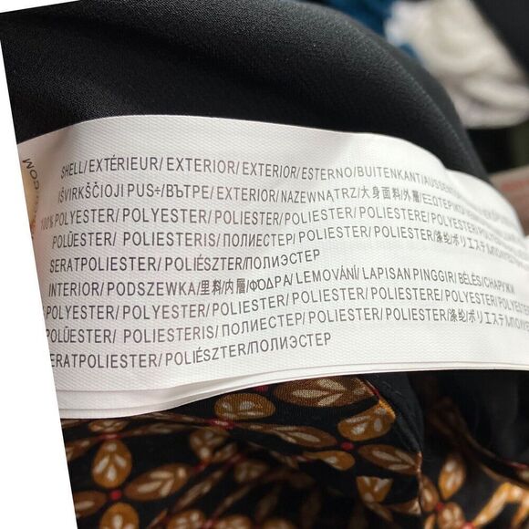 Minkpink Dress WMNS XS Brown Valentina Twist Knot Wrap Front Floral Mini REVOLVE - Picture 9 of 13